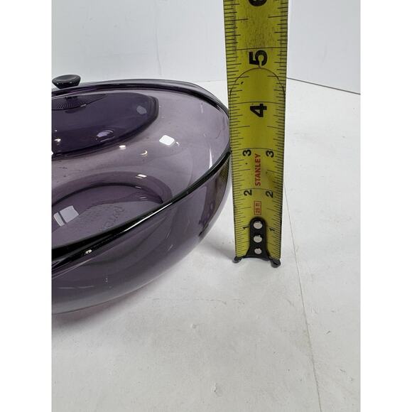 Vintage Pyrex 024 Originals Amethyst Purple 2 Qt Round...